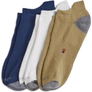 Jockey Men’s Socks Men’s Made in America* Low Cut Socks – 3 Pack(Insignia Blue/White/Khaki)