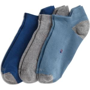 Jockey Men’s Socks Men’s Made in America* Low Cut Socks – 3 Pack(Light Grey Heather/Majolica Blue/Bluestone)