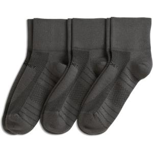 Jockey Men’s Socks Men’s Made in America* Quarter Socks – 3 Pack(Grey)