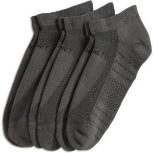 Jockey Men’s Socks Men’s Made in America* Sport Low Cut Socks – 3 Pack(Grey)