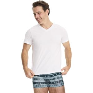 Jockey Men’s Undershirt Cool Cotton Stretch V-Neck Undershirt(Diamond White)