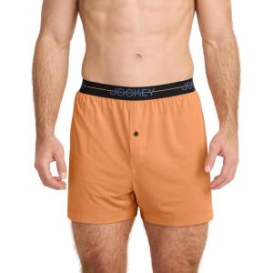 Jockey Men’s Underwear Active Microfiber 4.5″ Boxer(Colorado Dawn)