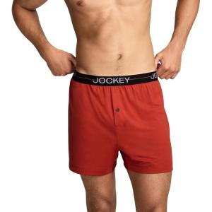 Jockey Men’s Underwear Active Microfiber 4.5″ Boxer(Painted Desert)