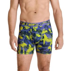Jockey Men’s Underwear Active Microfiber 5″ Boxer Brief(Paint Strokes)