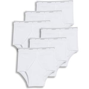 Jockey Mens Underwear Briefs – Classic Full Rise Design, Pack of 6 – Authentic Mens Underwear for Comfort and Quality(White)