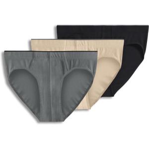 Jockey Men’s Underwear True Style Bikini – 3 Pack(Grey/Beige/Black Night)
