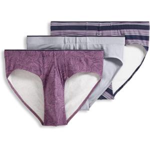 Jockey Men’s Underwear True Style Bikini – 3 Pack(Hiker/Grey Dove/Capeline Stripe)
