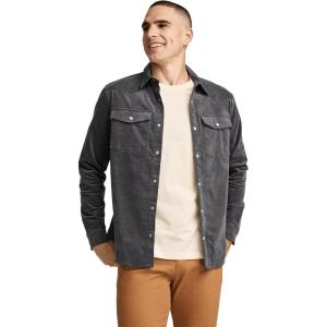 Jockey Outdoors Men’s Casualwear Corduroy Shirt(Grey)