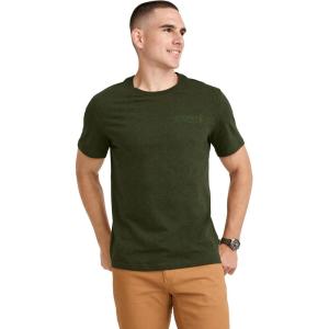 Jockey Outdoors Men’s Casualwear Graphic Crew Neck T-Shirt(Mire Green Heather)
