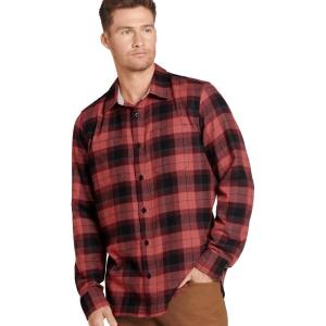 Jockey Outdoors Men’s Casualwear Long Sleeve Flannel Shirt(Oliver Plaid)