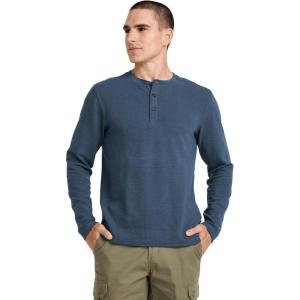 Jockey Outdoors Men’s Casualwear Long Sleeve Henley(Nocturne Blue)