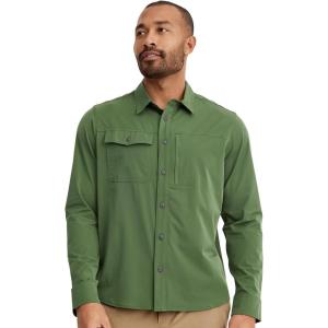 Jockey Outdoors Men’s Casualwear Long Sleeve Tech Shirt(Military Green)