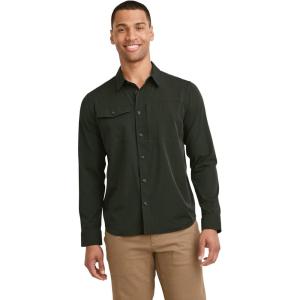Jockey Outdoors Men’s Casualwear Long Sleeve Tech Shirt(Mire Green)