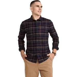 Jockey Outdoors Men’s Casualwear Slim Fit Flannel Field Shirt(Harper Plaid)