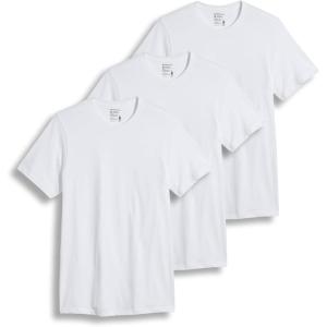 Jockey T-Shirts for Men – Crew Neck Undershirts, Cotton Men’s T-Shirts – 3 Pack(White)