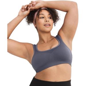 Jockey Women’s Active High Impact Seam Free Sports Bra(Iron Grey)