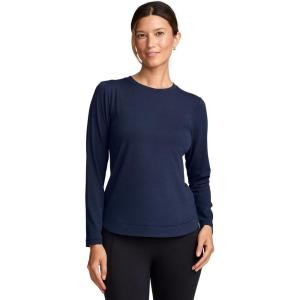 Jockey Women’s Activewear EVERACTIVE Long Sleeve Crew Neck Tee(Jockey Blue)