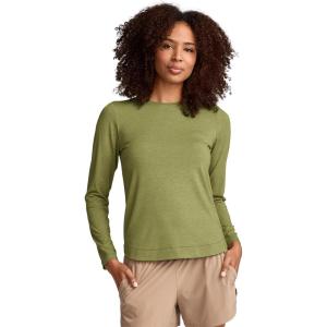 Jockey Women’s Activewear EVERACTIVE Long Sleeve Crew Neck Tee(Marsh Heather)