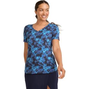 Jockey Women’s Activewear EVERACTIVE V-Neck Tee(Echo Depths)