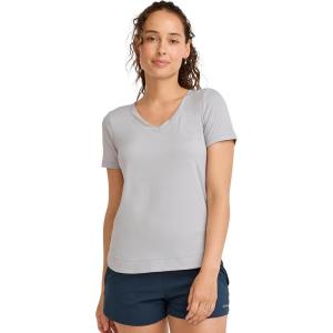 Jockey Women’s Activewear EVERACTIVE V-Neck Tee(Solid Grey)