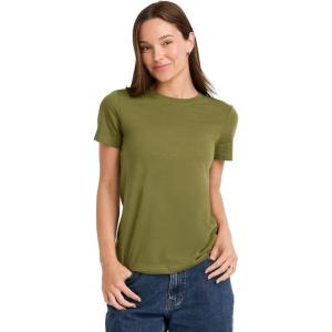 Jockey Women’s Activewear Organic Cotton Stretch Short Sleeve Tee(Marsh)