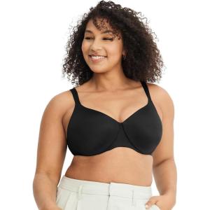 Jockey Women’s Bra Cushion Wire Full Coverage Bra(Black)