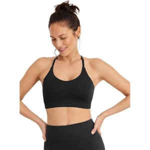 Jockey Women’s Bra Low Impact T-Back Sports Bra(Black)