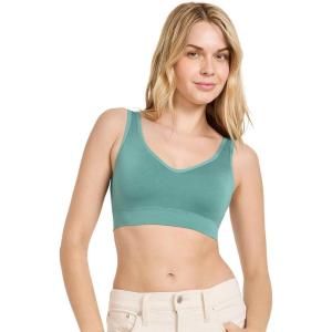 Jockey Women’s Bra Seamfree Back Smoothing Bralette(Aquamarine)
