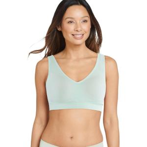 Jockey Women’s Bra Seamfree Back Smoothing Bralette(Subtle Mint)