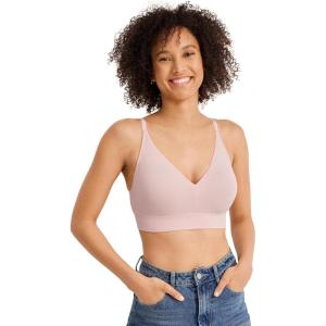 Jockey Women’s Bra Seamfree Light Lift Bralette(Pink Mist)