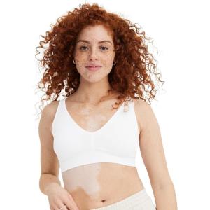 Jockey Women’s Bra Seamfree Light Support Bralette(White)
