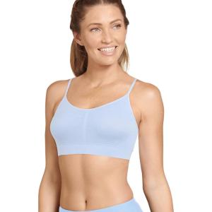 Jockey Women’s Bra Seamfree Modern Micro Stretch Cami Strap Bralette(Lake Sky)