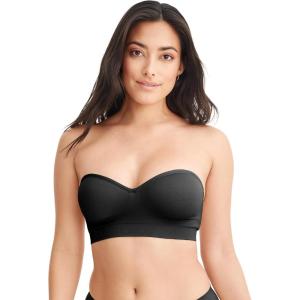 Jockey Women’s Bra Seamfree Multiway Bandeau Bralette(Black)