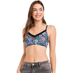 Jockey Women’s Bra Soft Stretch Lace Microfiber Bralette(Nouveau Garden)