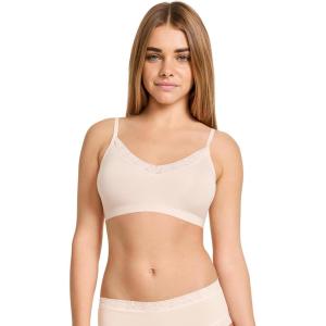 Jockey Women’s Bra Soft Stretch Lace Microfiber Bralette(Peach Ice)