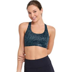 Jockey Women’s Bra Stretch Support Low Impact Sports Bra(Ocean Sky)