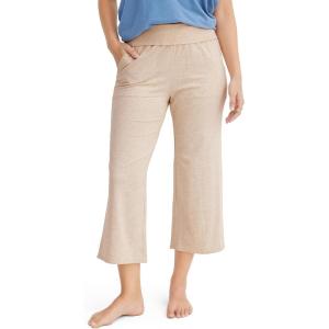 Jockey Women’s Loungewear Cotton Modal Crop Pant(Oatmeal Heather)