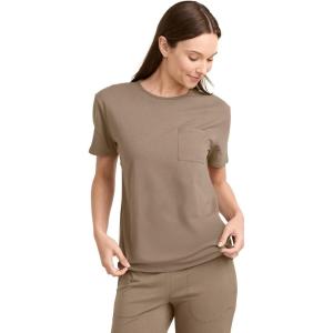 Jockey Women’s Loungewear Cotton Modal Short Sleeve Tee(Beachwood)