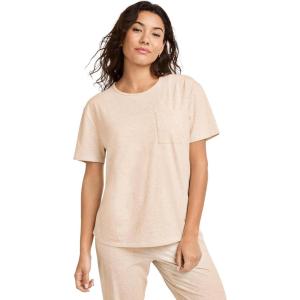 Jockey Women’s Loungewear Cotton Modal Short Sleeve Tee(Oatmeal Heather)
