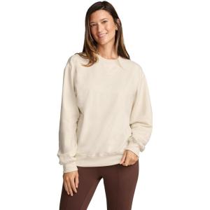 Jockey Women’s Loungewear Unwind Lounge Crew Sweatshirt(Sandy Heather)