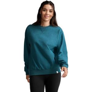 Jockey Women’s Loungewear Unwind Lounge Crew Sweatshirt(Teal Heather)