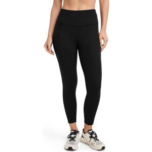 Jockey Womens Pintuck Pocket Crop Leggings(Deep Black)