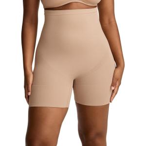Jockey Women’s Shapewear Skimmies Seamfree Core Body Smoothing High-Waist Mid-Thigh Short(Light)