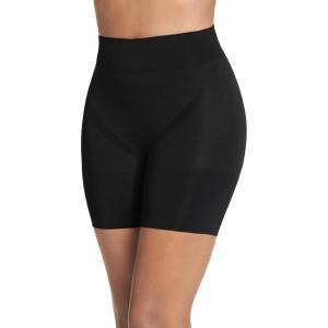 Jockey Women’s Shapewear Skimmies Seamfree Tummy Smoothing Mid-Waist Mid-Thigh Short(Black)