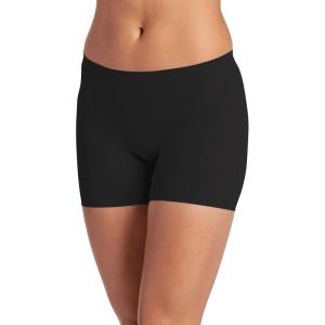 Jockey Women’s Shapewear Skimmies Seamfree Ultralight Smoothing Shortie Slipshort(Black)