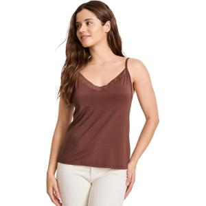 Jockey Women’s Shapewear Skimmies Ultralight Smoothing Soft Stretch Lace Cami(Tuscan Brown)