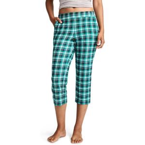 Jockey Women’s Sleepwear Soft Cool Capri(Emergent Plaid)