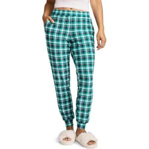 Jockey Women’s Sleepwear Soft Cool Jogger(Emergent Plaid)