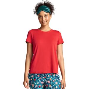Jockey Women’s Sleepwear Soft Cool Short Sleeve Tee(Red Reality)