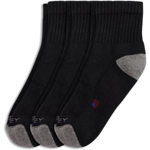 Jockey Women’s Socks Women’s Made in America* Quarter Socks – 3 Pack(Black)